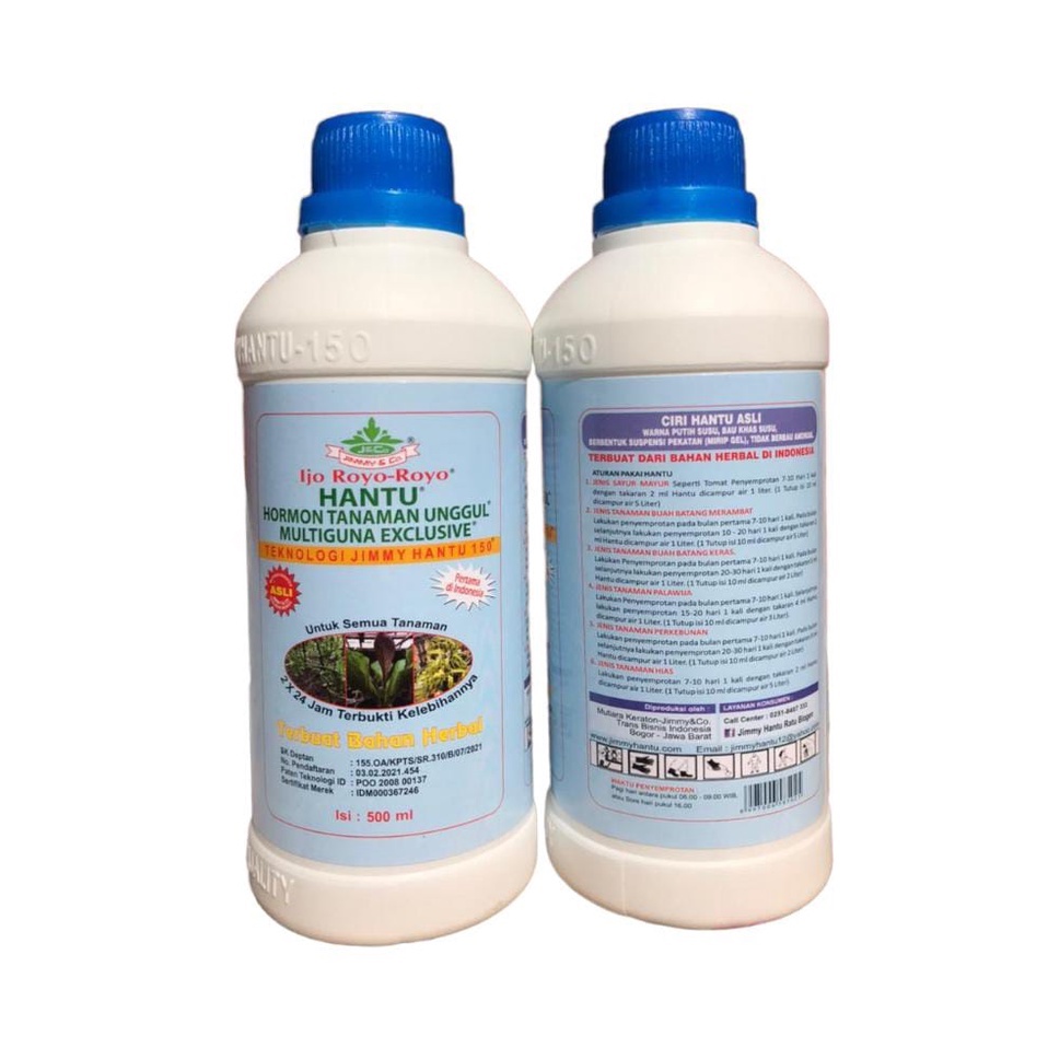 Pupuk Jimmy Hantu Multiguna Exclusive 500ml Hormon Tanaman Unggul