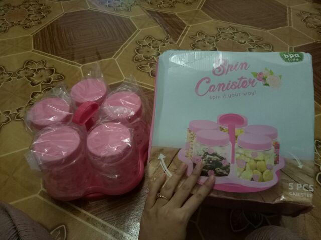 Toples Lebaran Putar Cantik/nobanana Spin Canister Set