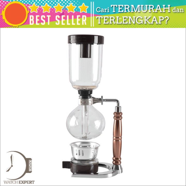 BAYAR DI TEMPAT Coffee Maker Vacuum Pot 3 Cups Japanese Style Siphon