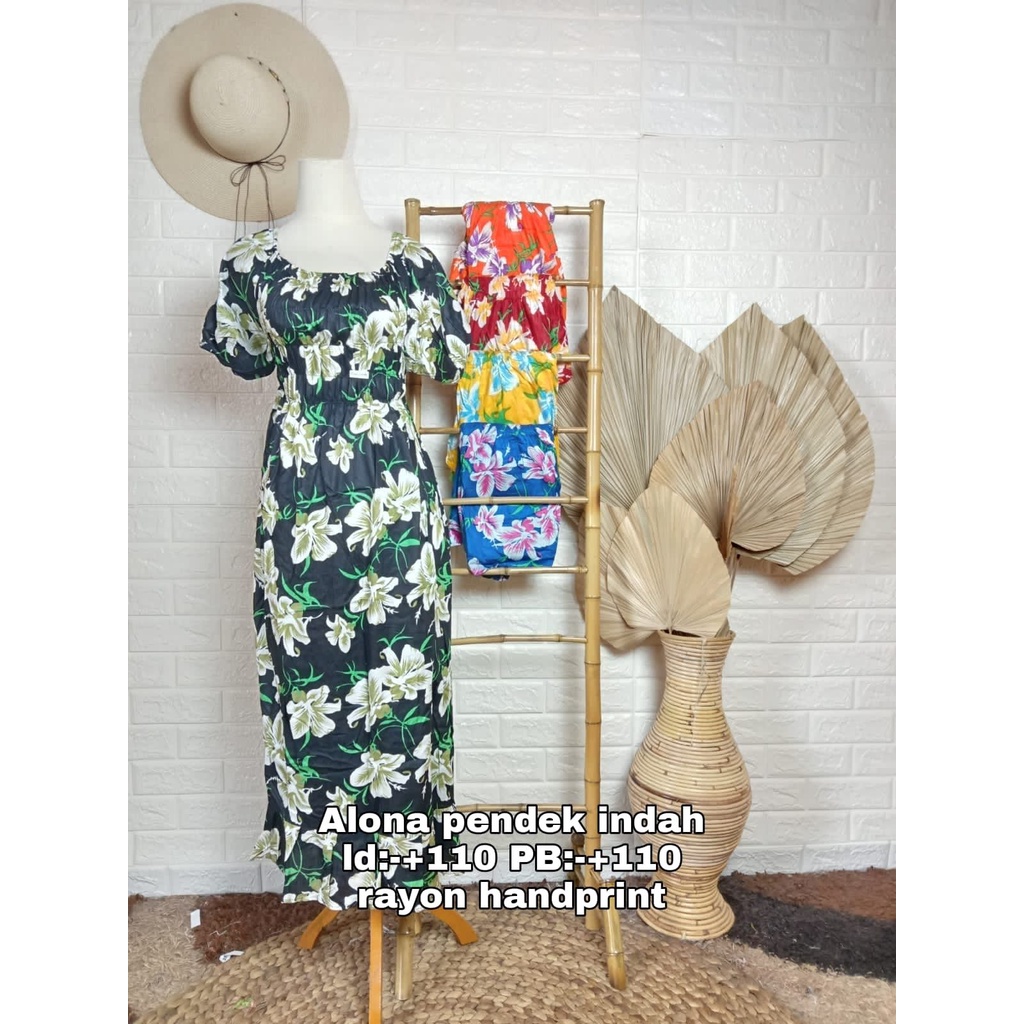 DRESS CASANDRA REMPEL-DASTER RAYON PANJANG