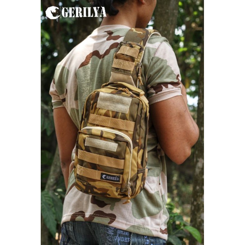 tas selempang pria/tas selempang army/waistbag pria/waistbag tactical Combata (tas kualitas premium)