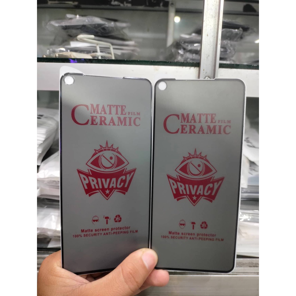 OPPO A54 OPPO A54S OPPO A55 4G TEMPERED GLASS CERAMIC SPY PRIVACY MATTE