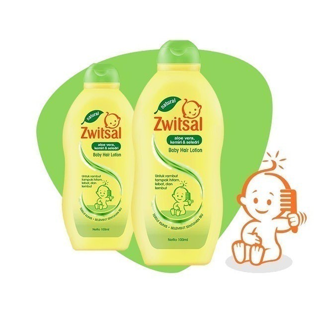 PROMO Special Zwitsal Hair Lotion  Buy 1 Get 1 100ml + extra 100ml