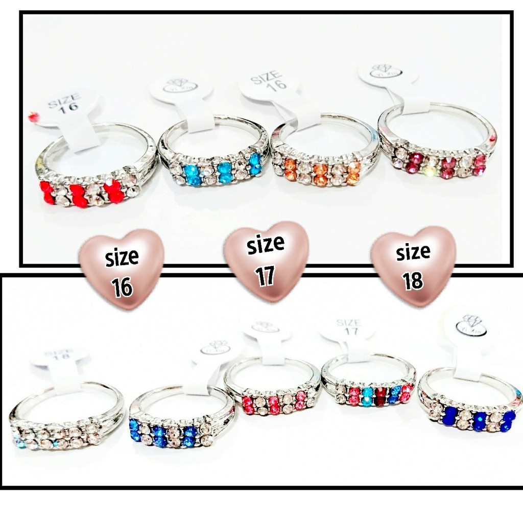 cincin permata stainless yi xin