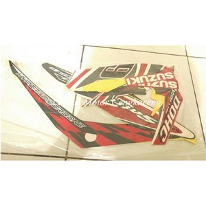 Striping Lis / Stiker body motor Satria Fu 2012 Merah