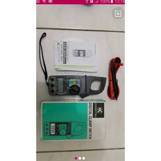 digital tang ampere kyoritsu 2007a clamp multimeter amper