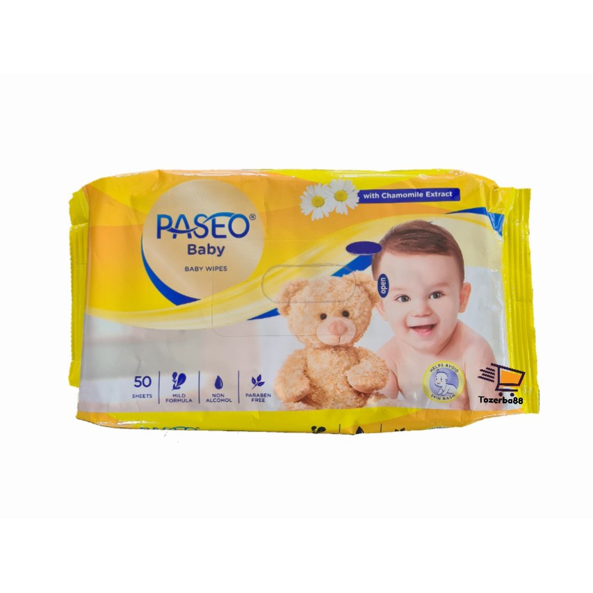 Paseo Baby Wipes 50 sheets