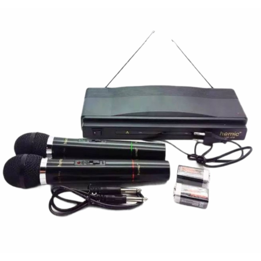 Microphone mic wireless double homic 306