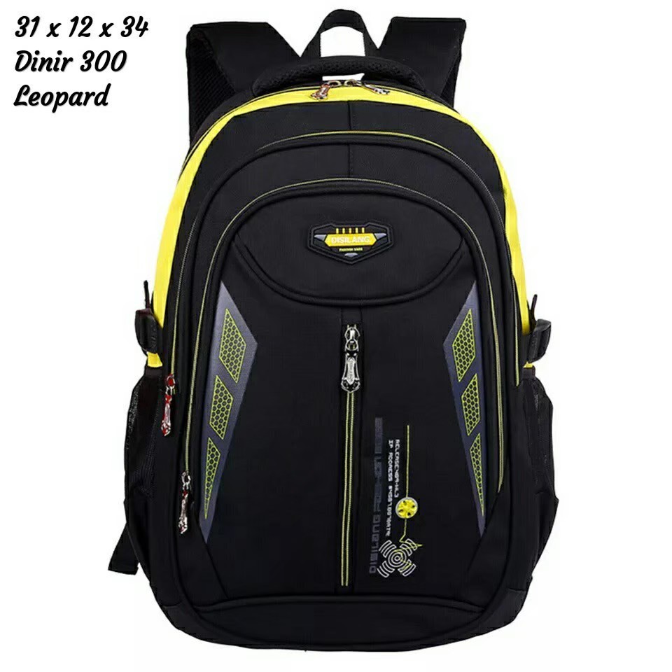 Tas Anak Sekolah Ransel Backpack Cowok Cewek Simple TK SD dan SMP Laki Laki Kanvas FKT 5929.-4
