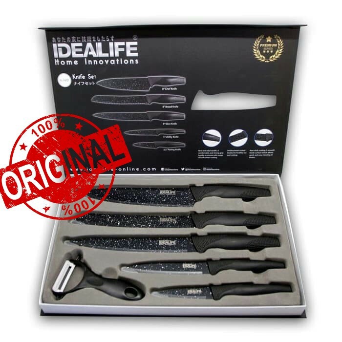 IDEALIFE KNIFE SET / SET PISAU DAPUR KERAMIK promo