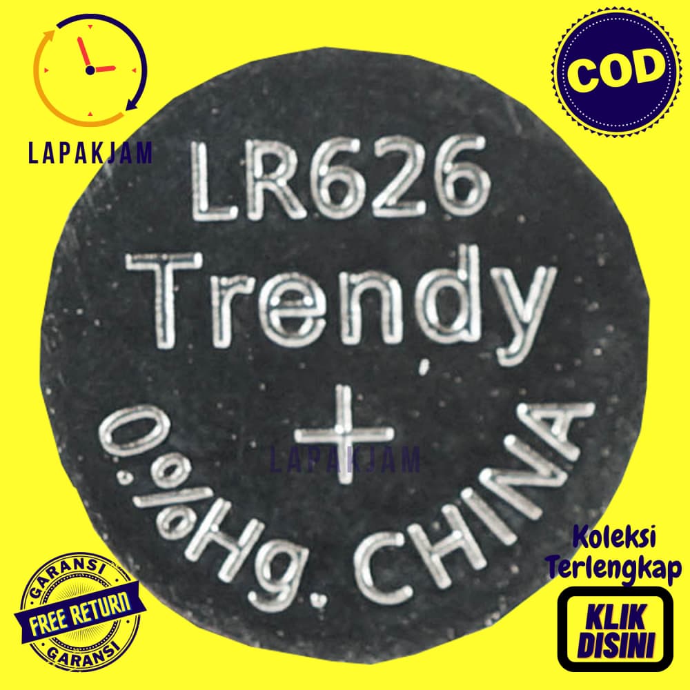 Batu Baterai Jam Tangan Trendy CR2016 Battery Original Awet Silver