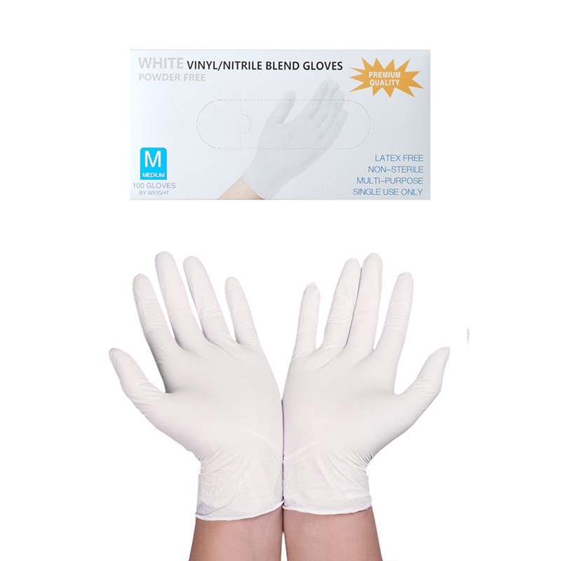 Sarung Tangan Latex Gloves Disposable Powder latex isi 100pcs/Box