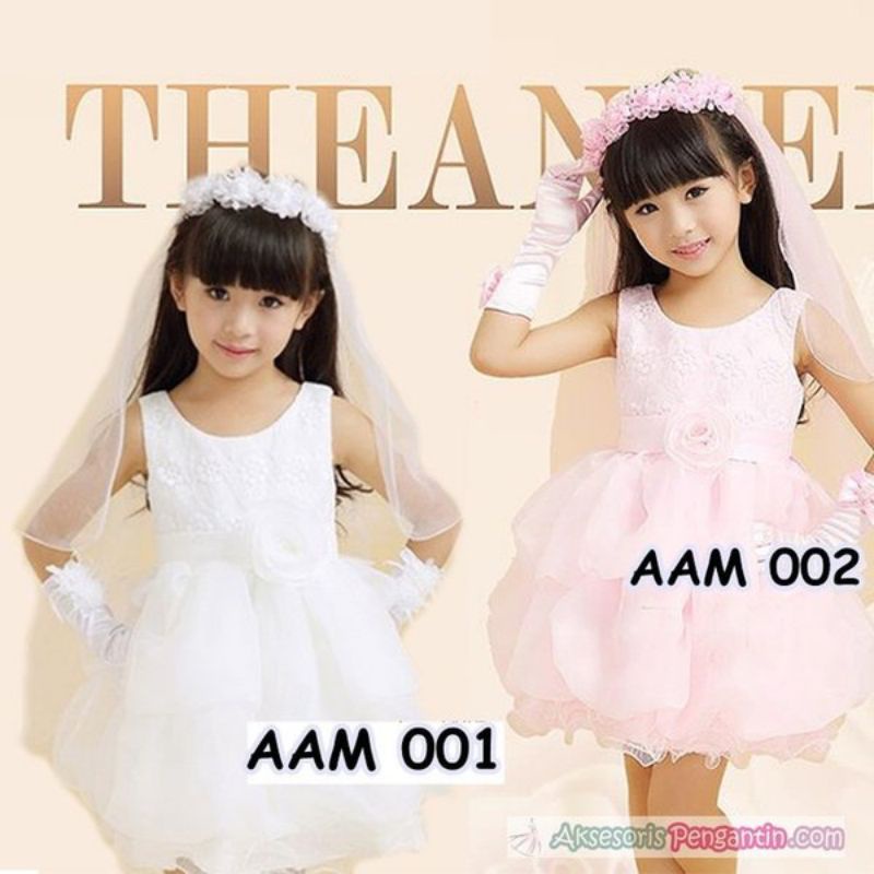 BEST Aksesoris Slayer Flower Crown Pesta Anak l Mahkota Bunga Tile Anak