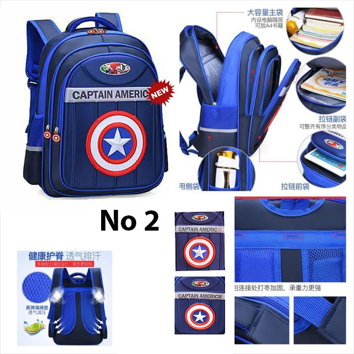 PROMO TERMURAH Tas Ransel Anak Sekolah SD Laki Laki Timbul Ukuran Besar dan Luas