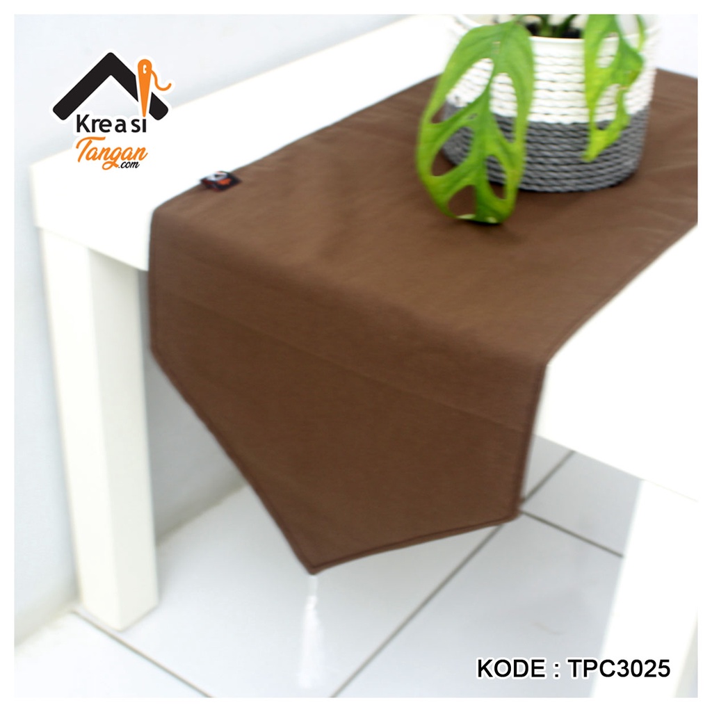 Taplak Meja / Table Runner POLOS Ukuran 105x30 &amp; 150x35 (TPC3025)