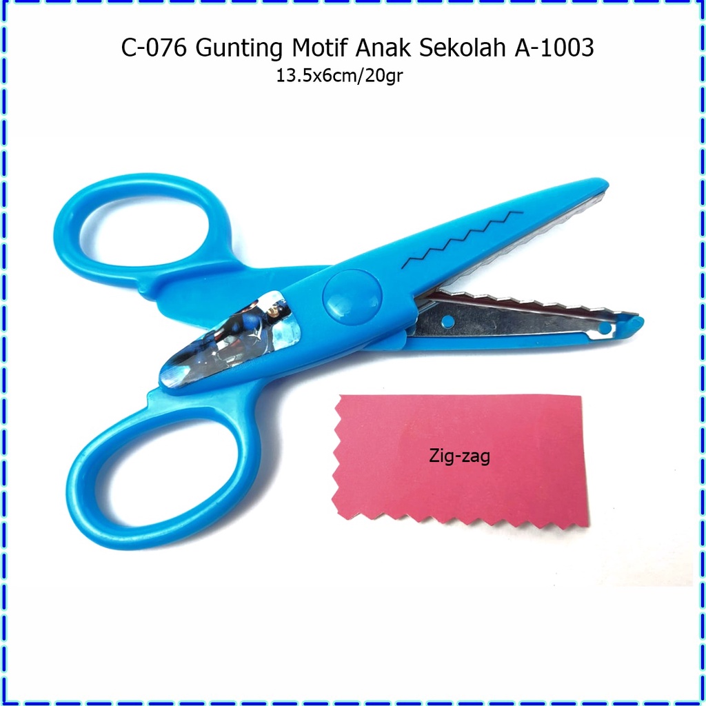 C-076 Gunting Sekolah/Gunting Motif Anak Sekolah A-1003