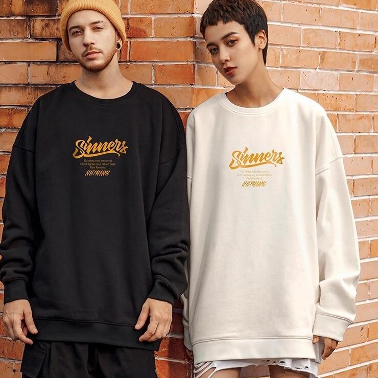 "SUK.08Ap22ј" CN sweater crewneck Jaket Switer Motif Simple Kekinian Jaket Hoodie Sweater Estetik/Sw