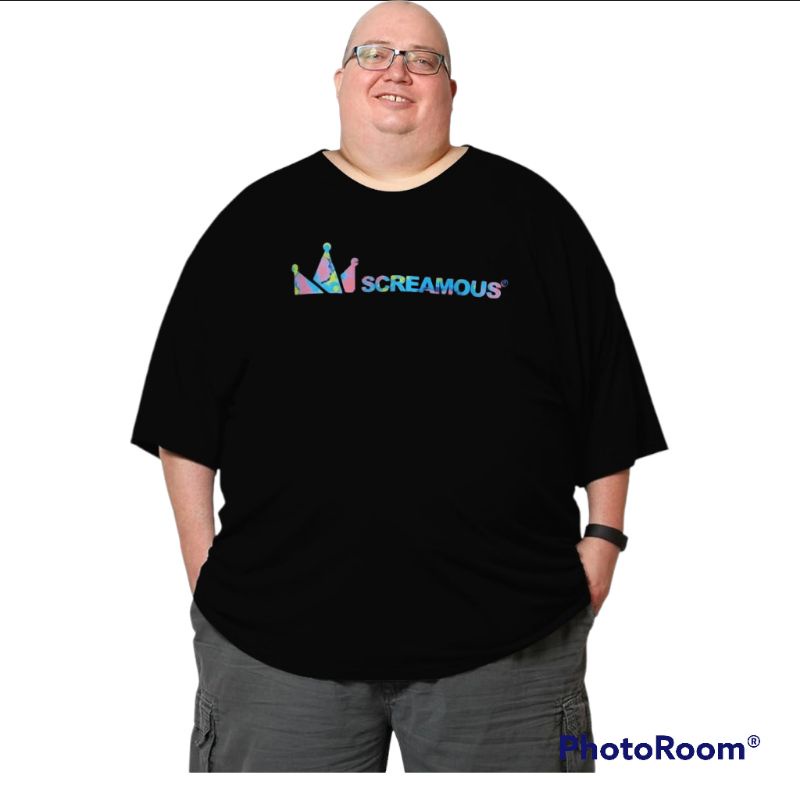 Distro jumbo xxl xxxl~Kaos oblong big size 2xl 3xl~Kaos Screamoas XXL xxxl