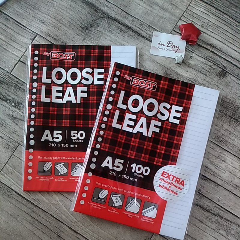 Kertas Binder /Loose Leaf A5 | INDAY SHOP