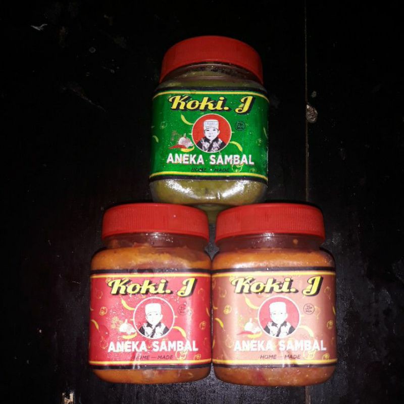 

koki J.paket sambal 3 varian.teri medan,jengkol goreng,teri ijo kasar