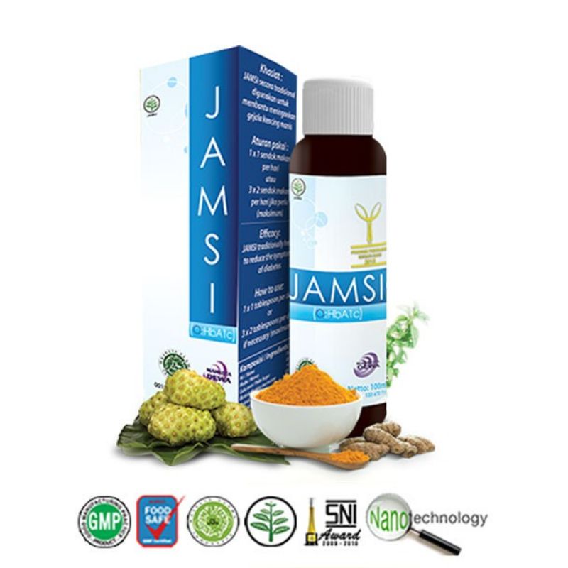 Jamsi Jamu Obat Diabetes / Diabet / Diabetesi Asli Original 100ml