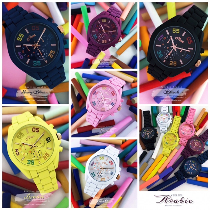 De20G Ready Stok Jam Tangan Wanita Mwatch Arabic Series Original Bangkok Y520511Uu