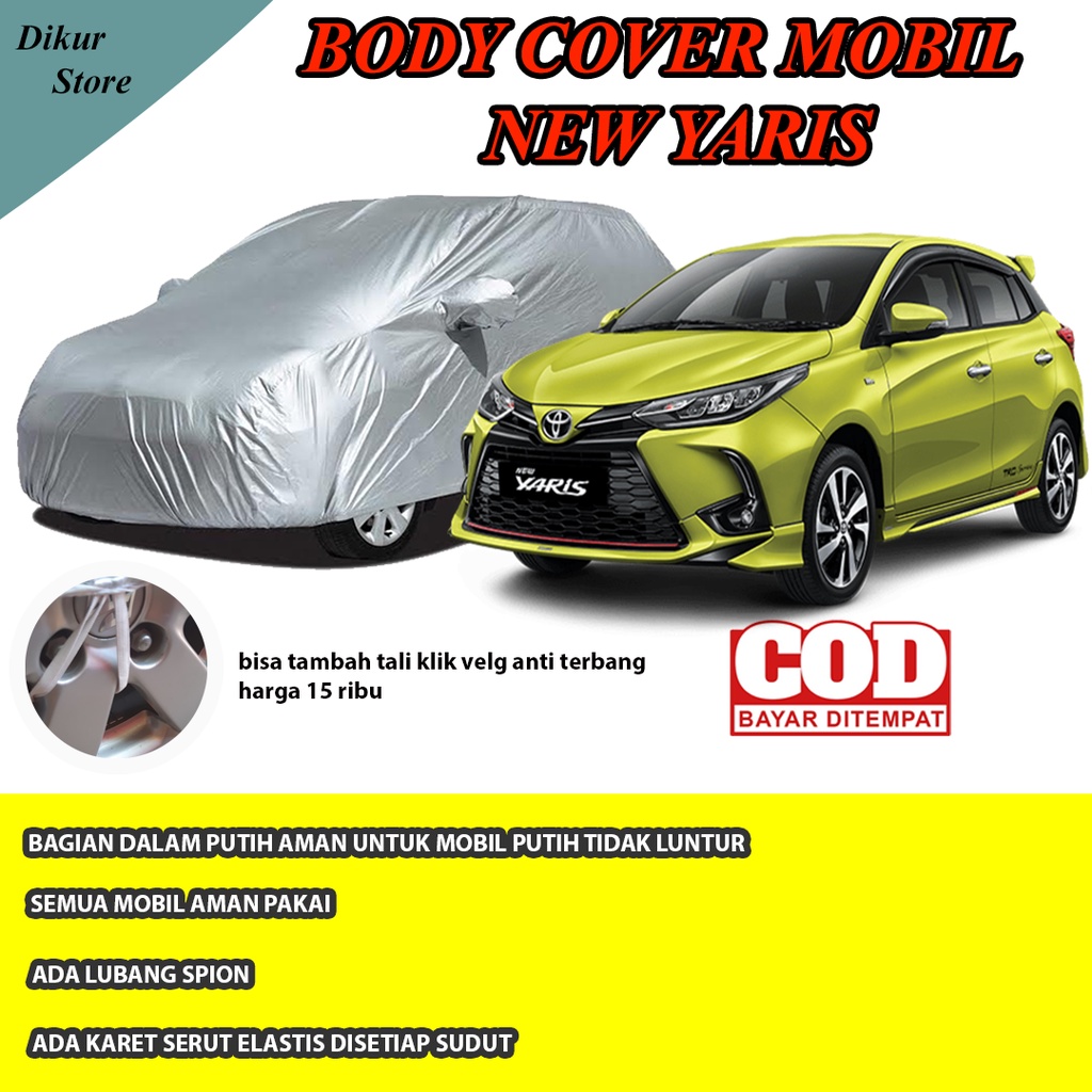 Cover Mobil Yaris Bakpao/Cover mobil Yaris 2015/Sarung Mobil Yaris bakpao 2006/Selimut Mobil Yaris B