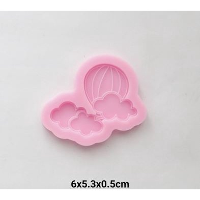 3D Silicone Mold Fondant Cake - Rainbow &amp; Cloud