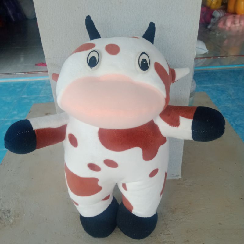 Boneka sapi ukuran 30cm size s