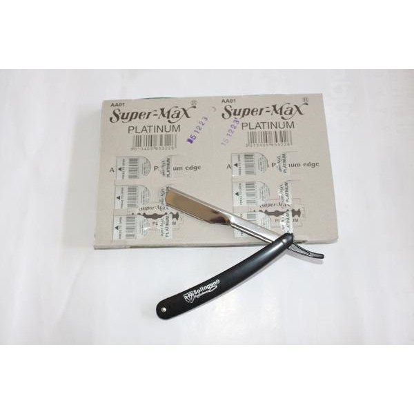 Bundling Silet Supermax dan Razor / Pisau Cukur Silet Solingen