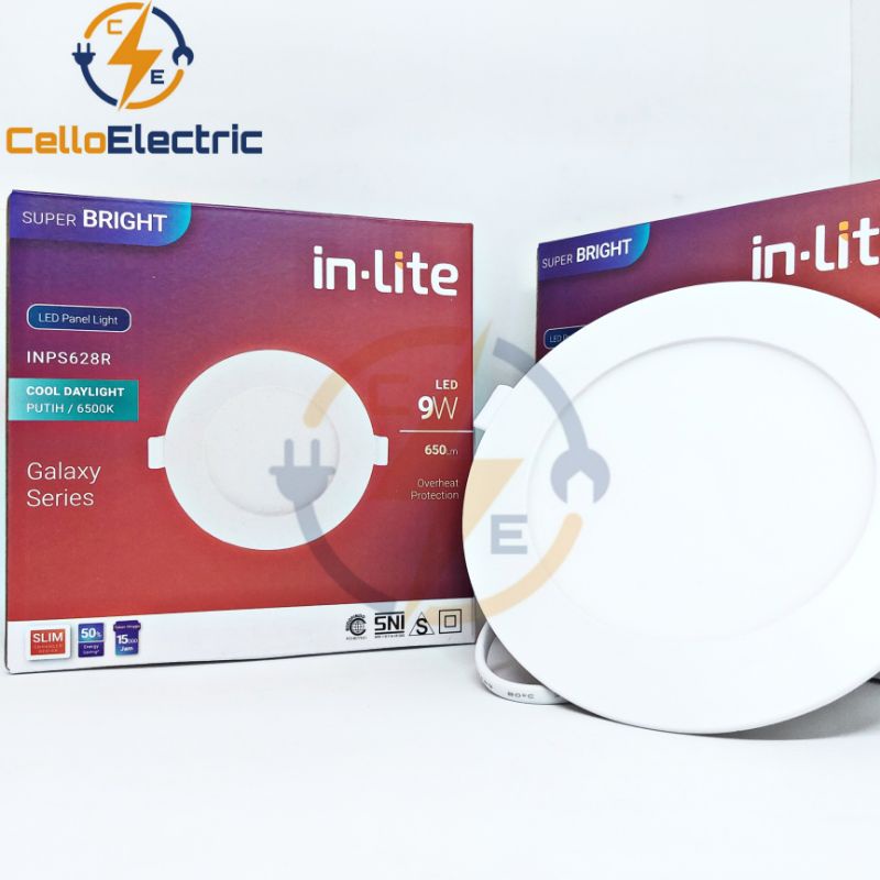 Jual Lampu Led Panel Inlite Watt Putih In Lite Downlight Panel Inch Inps R Panel