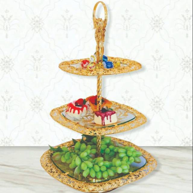 Cake Tier/ Tempat kue / Susunan Kue Mewah