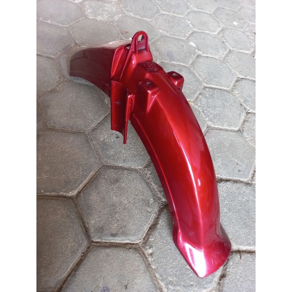 spakbor depan astrea prima original astra warna merah slebor depan astrea prima merah original limit