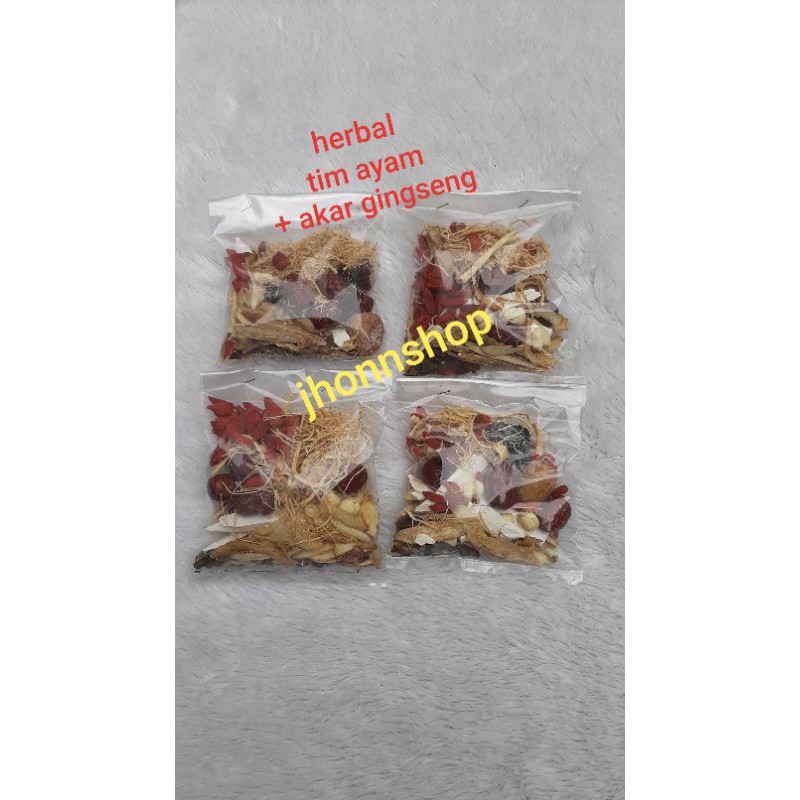 

Herbal Tim Ayam Plus Akar Ginseng / Ko Ki Kwe