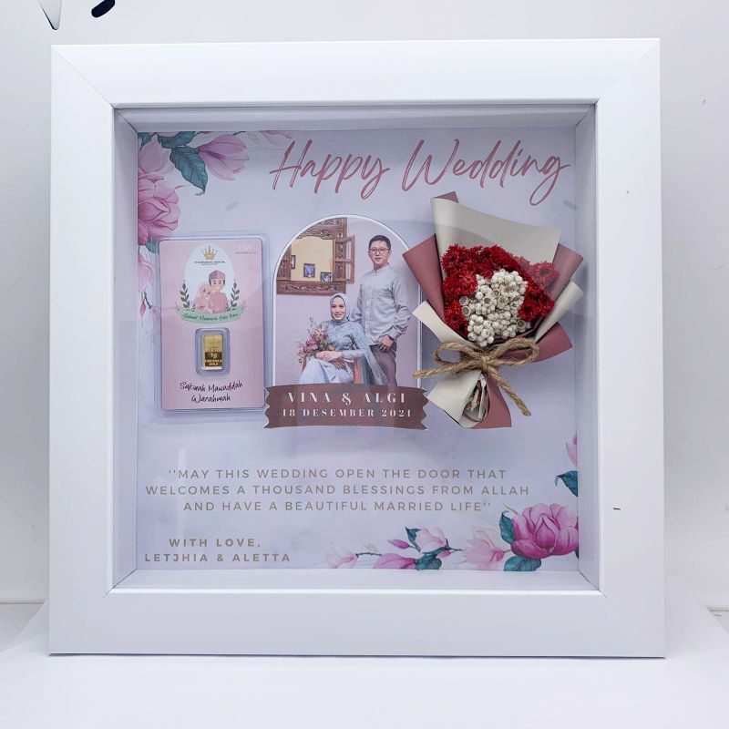 Grosir (SSC) CUSTOM FRAME/FIGURA UNTUK MINI GOLD - SPECIAL GIFT HAMPERS - LM Premium Termurah