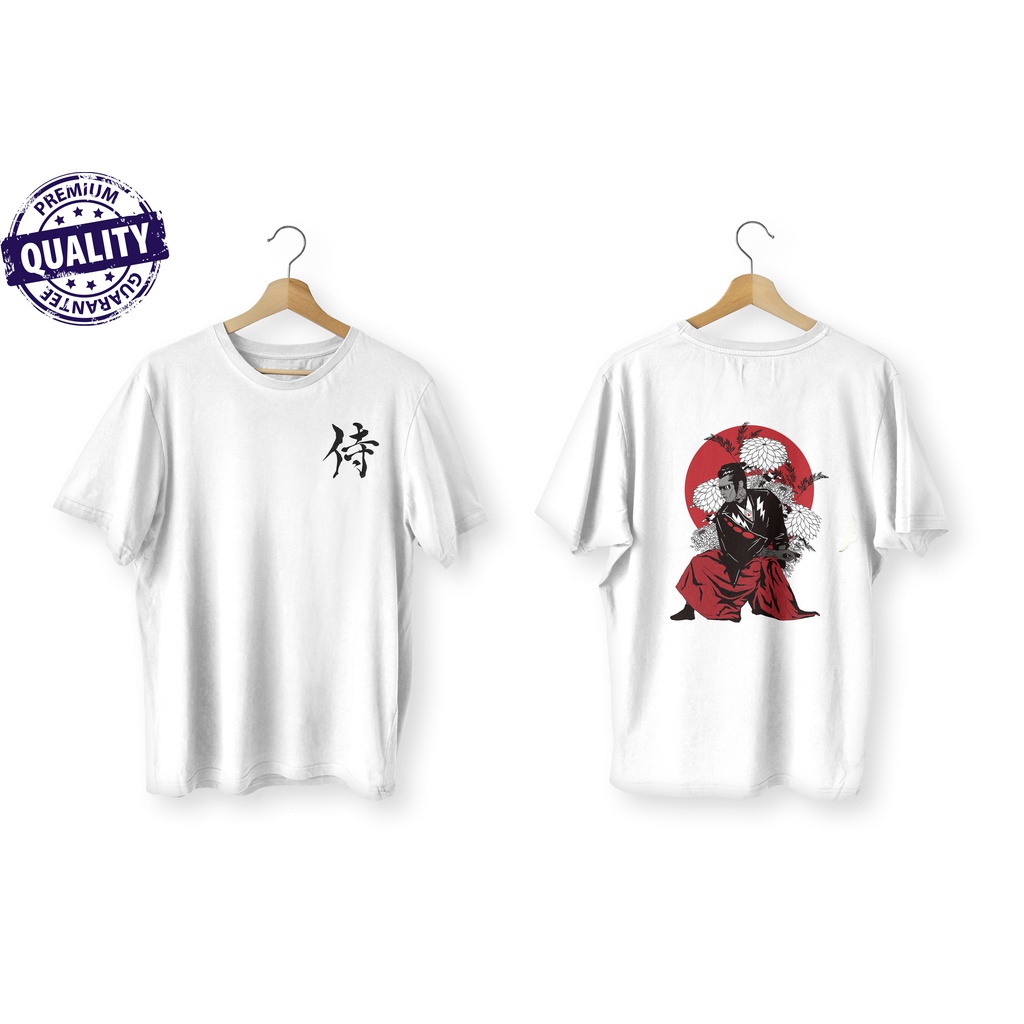 KAOS PUTIH SAMURAI JEPANG