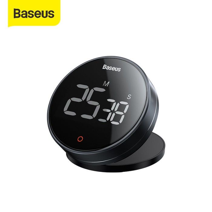 Baseus Timer Digital Heyo Pro Rotation Countdown - Timer Dapur Masak Magnetic