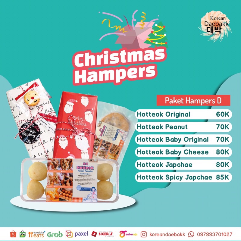 

Hampers Natal Tahun Baru ala Korea bisa dikirim ke seluruh Indonesia