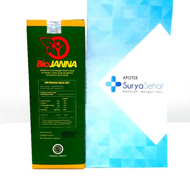 Biojanna 330ml Formula Probiotik Fermentasi Air Kelapa
