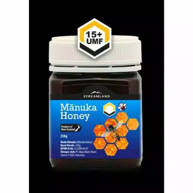 

250Gr Streamland 15+ Madu Manuka Honey New Zealand Streamland15+ Strem Land Stream Land