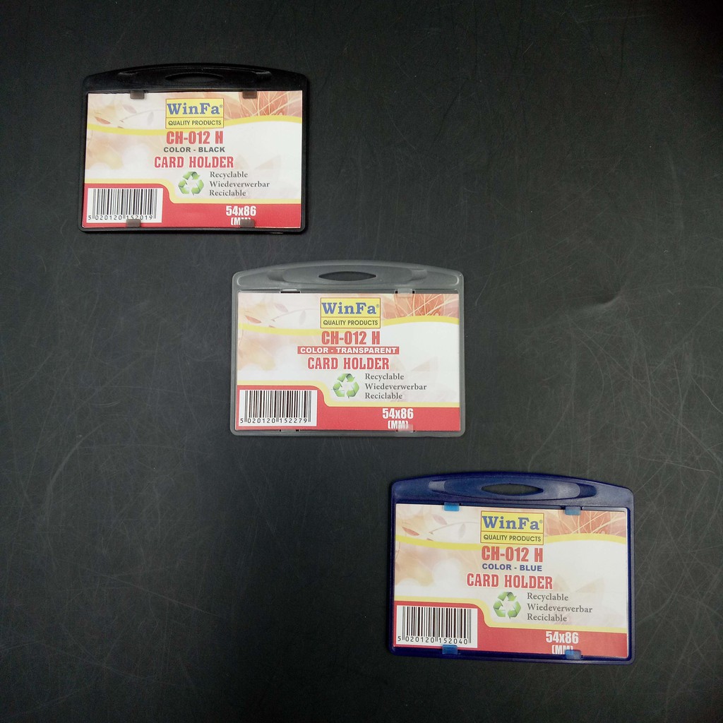 

CARD HOLDER FOR ID CARD HORIZONTAL - CH 12