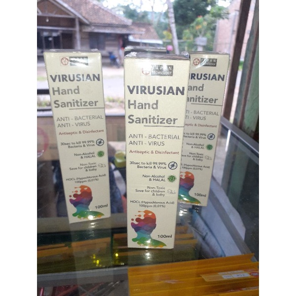 VIRUSIAN hand sanitizer anti virus 3in1, 30ml