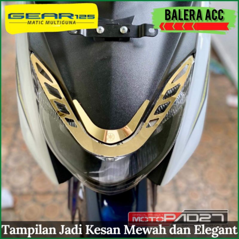 Garnis Garnish Cover Lampu Depan Headlamp Yamaha Mio Gear 125 Premium