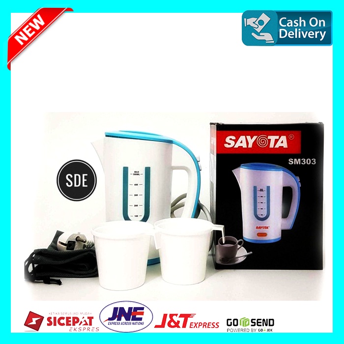 Sayota Teko listrik Serbaguna - SM 303 ( Travel Elektric Kettle )