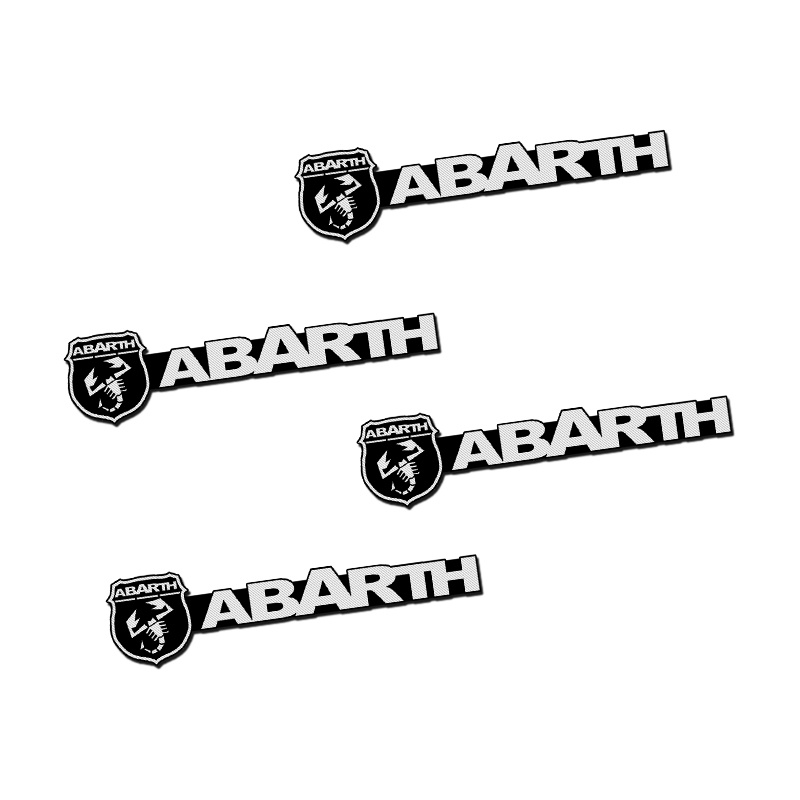 4pcs Sticker Dekorasi Panel Dashboard Mobil Bahan Aluminum Motif Logo Tapis 3D Untuk Dodge Ram 1500 Nitro 595 500