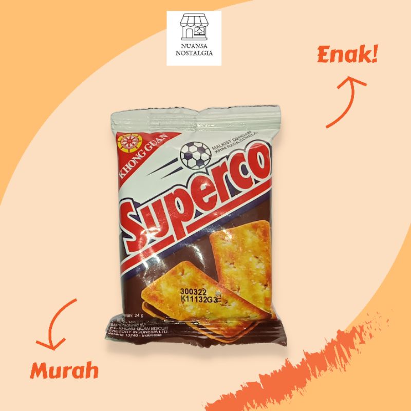 

TERMURAH! Biskuit Superco Rasa Coklat - Merk Khong Guan