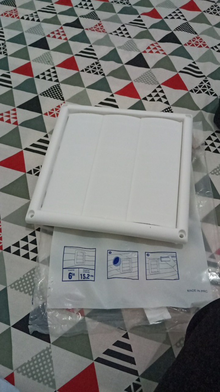 1pc Air Vent Grille Cover 3flaps Wall Duct Ventilation Grill
