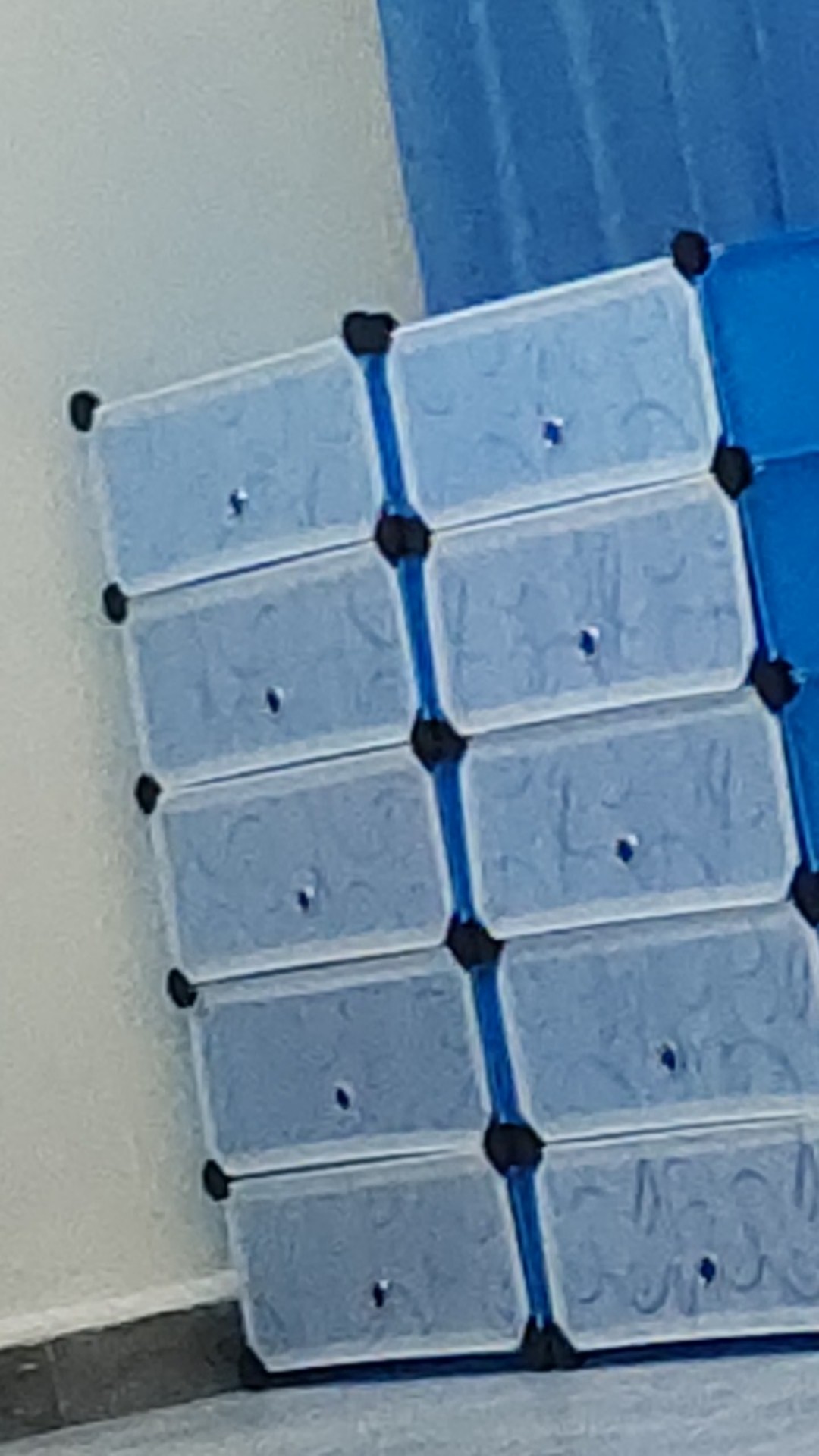 Rak Sepatu Plastik Rak Susun Serbaguna 5 Susun/pintu