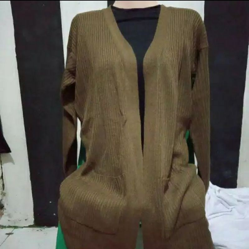 DISCON!!CARDIGAN RAJUT WANITA /LONG CARDIGAn BELLE /CardIgan Oversize /Cardigan Outer wanita /discon-Brozee