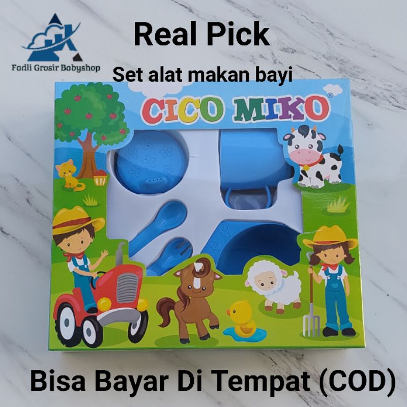 Tempat Makan Bayi Feeding Set Peralatan Makan Bayi Murah Terbaru